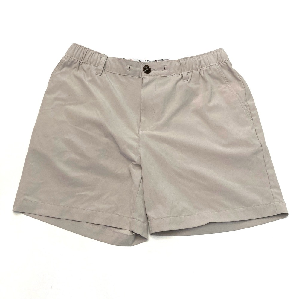 Chubbies Everywear Shorts Khaki 32" 6" Inseam Mens Large Stretch Zip Pockets